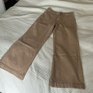 Rolla’s High Rise Wide Leg Brown Jean - Size 28